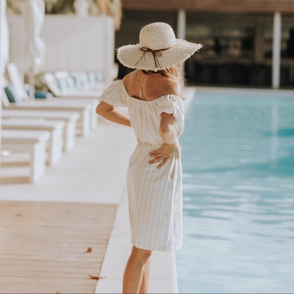 𝅺ALBION Meridian Off Shoulder Dress Size XS - Picture 3 of 13